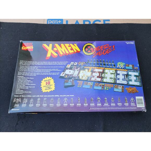 X-Men Under Siege! Vintage 1994 Collectable Board Game UNPUNCHED Vintage NICE - Picture 2 of 10
